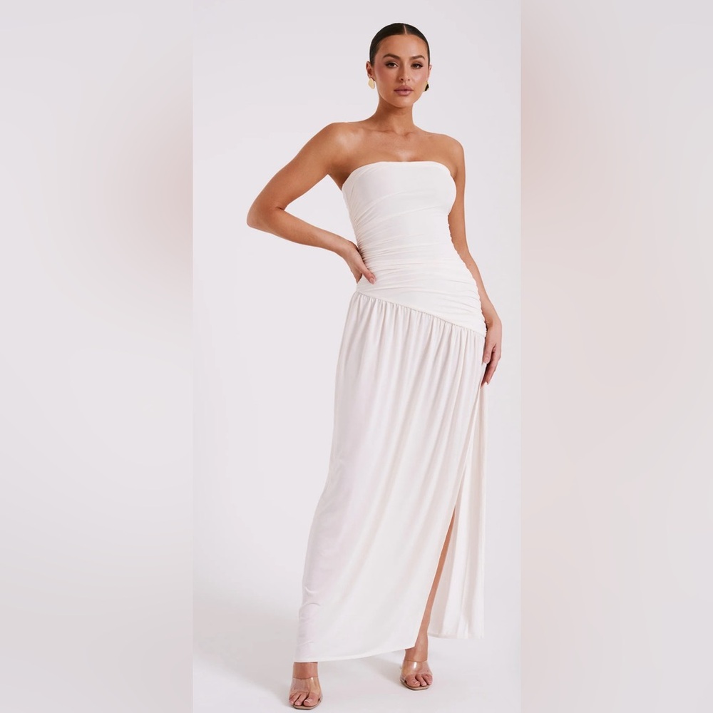 Meshki White Strapless Maxi Dress (NWT)